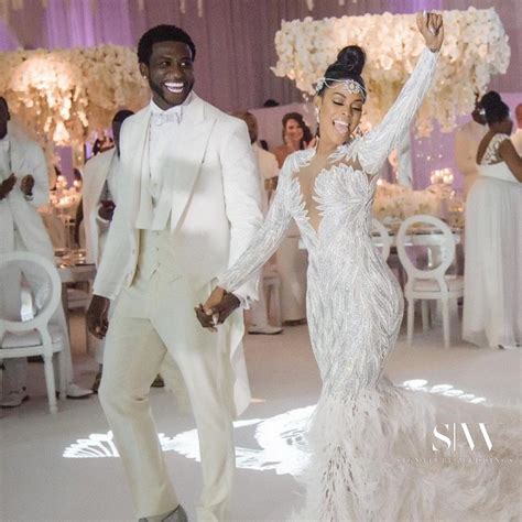 gucci mane wife wedding dress